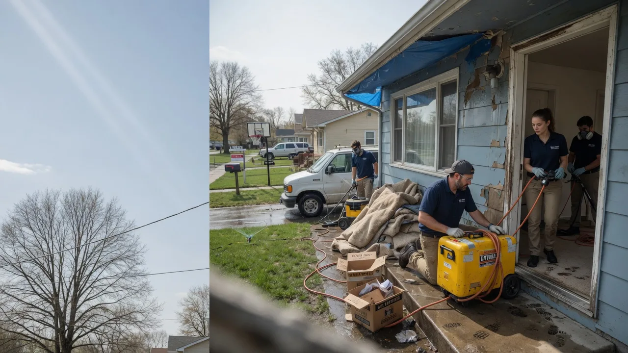 Basement Flood Cleanup in Houtzdale, PA near me